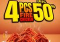Ini Promo Richeese Terbaru, 4 Potong Fire Chicken Dapat Diskon 50%