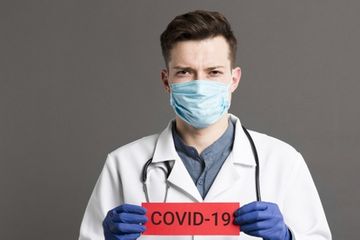 Ilustrasi alat perlindungan diri virus Corona