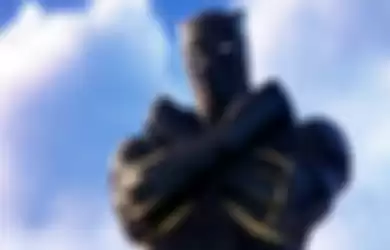 Tampilan skin Black Panther di Fortnite.