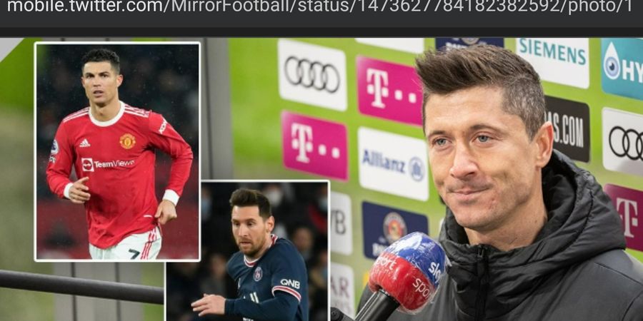 Lewandowski Curhat Ballon d'Or dan Unggulkan Diri Sendiri di atas Messi dan Ronaldo