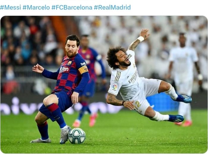 Legenda Real Madrid, Marcelo, mengatakan Lionel Messi adalah lawan terberat yang pernah dihadapinya.