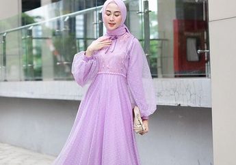 Elegan di Hari Raya, Ini 5 Inspirasi Model Dress Hijab Lebaran Mewah