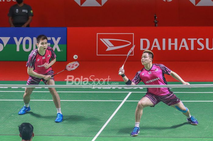Atlet bulutangkis ganda putra Malaysia, Aaron Chia dan Soh Wooi Yik, menjadi salah satu kontestan pada semifinal Singapore Open 2023