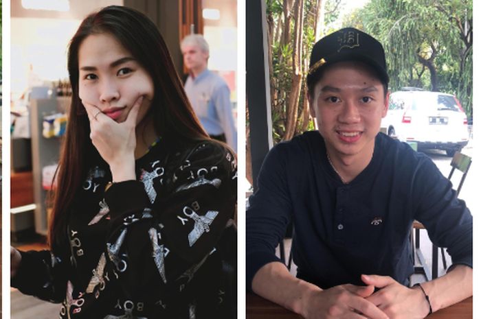 Kolase foto Ratchanok Intanon dengan Kevin Sanjaya