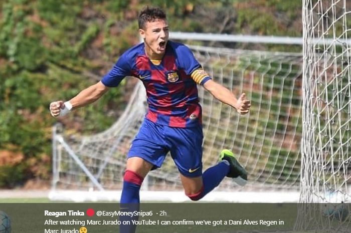 Pemain terbitan akademi Barcelona (La Masia), Marc Jurado, dirumorkan akan bergabung dengan Manchester United.