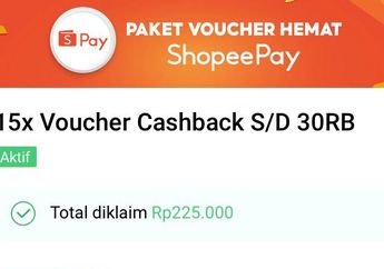 Cara Beli Paket Voucher Hemat ShopeePay, Cuma Rp1.000 Bisa Jajan Hemat