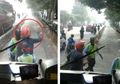 Nyelonong Masuk Jalur TransJakarta, Pengendara Motor Berpelat Merah Ini Malah Ngamuk Saat Diingatkan Petugas, Netizen yang Geram: Motor Pemerintah Aja Belagu