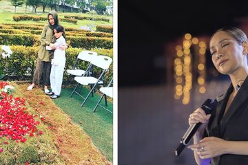 BCL saat kembali manggung, setelah 10 hari kematian suaminya, dan saat kunjungi makam Ashraf Sinclair.