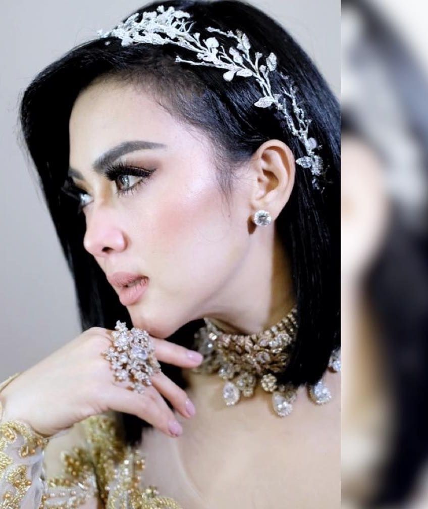 Pengantin Baru Syahrini Selalu Terlihat Sempurna Dengan Riasan Wajah