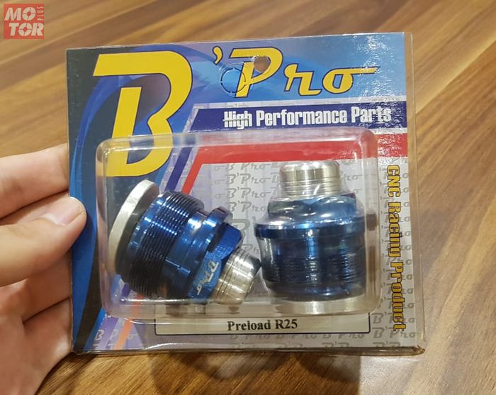 Salah satu produk preload adjuster aftermarket untuk sport 250cc