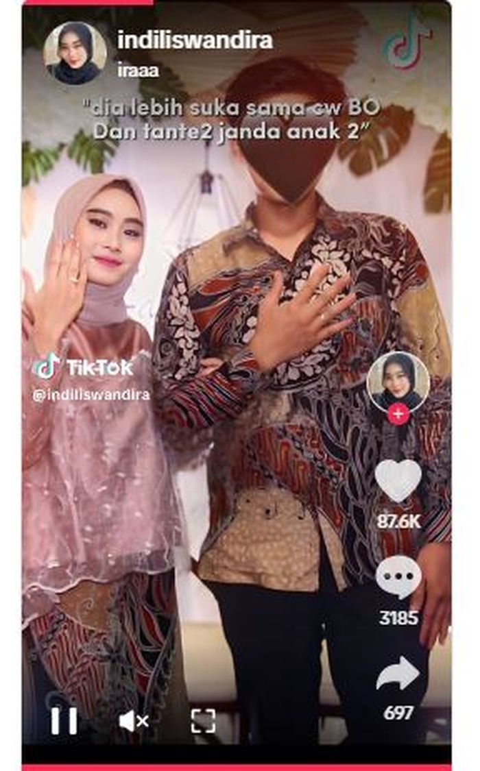 Postingan wanita bernama Ira yang diselingkuhi oleh sang tunangan