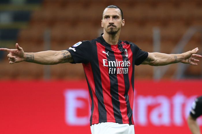 AC Milan striker Zlatan Ibrahimovic