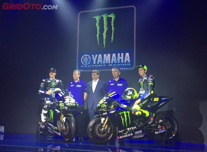 Tampilan YZR-M1 baru Monster Energy Yamaha MotoGP 2019