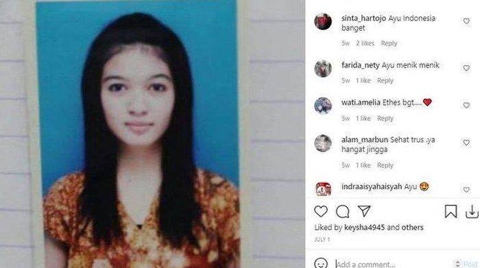 Komentar netizen melihat foto jadul Selvi Ananda