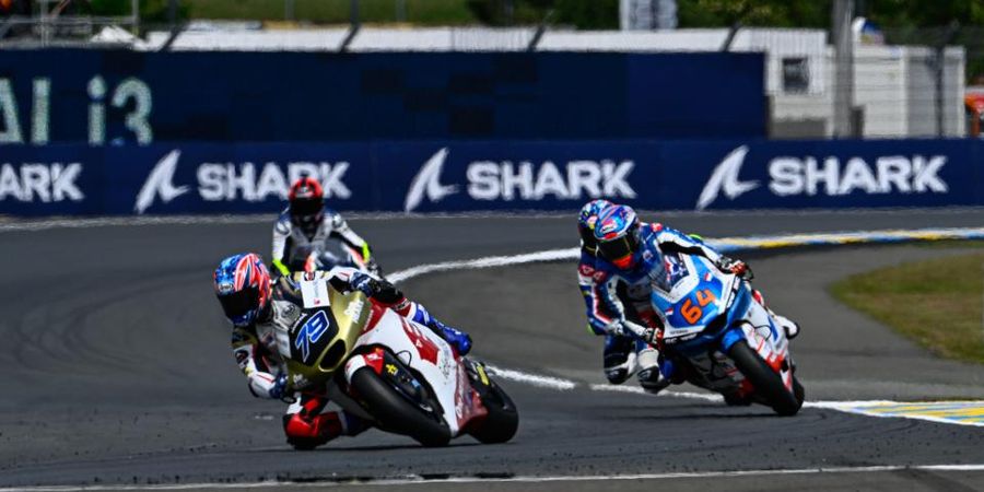 Hasil Moto2 Prancis 2023 - Dua Kali Start, Duet Pembalap Pertamina Mandalika SAG Finis di Posisi Ini