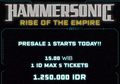 Tiket Presale Dijual Hari Ini, Situs Hammersonic Susah Diakses
