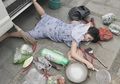 Begini Jika Emak-Emak Habis Pulang dari Pasar Ikut Falling Stars Challenge