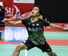 Hasil Indonesia Masters 2020 Semifinal - Ginting Pertahankan Dominasi Atas Viktor Axelsen!