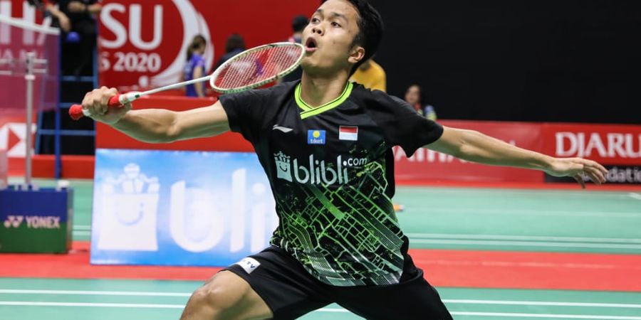 Indonesia Masters 2020 - Selalu Straight Game, Anthony Sinisuka Ginting Tembus Final 