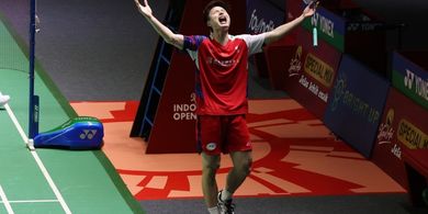 Shi Yu Qi Bilang Begini Usai Akhir Penantian Tunggal Putra China Selama 35 Tahun di Indonesia Open 2024