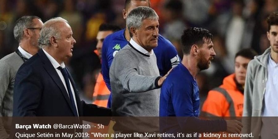 Saat Quique Setien 'Membunuh' Barcelona dengan Kepalanya