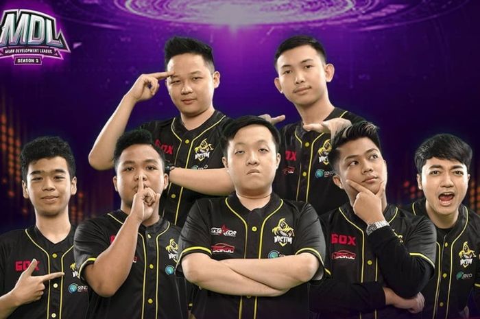 Victim Esports roster at MDL Season 3.