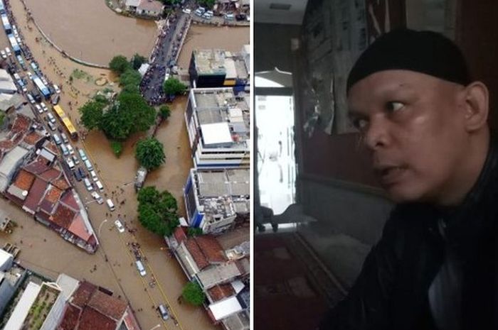 Rumah orang tuanya terendam banjir 5 meter, Zaini kaget dengar bapaknya teriak minta tolong lantaran sang istri sudah tak bernyawa