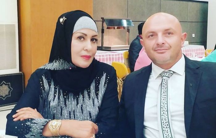 Mantan istri Raul Lemos dan suami barunya.