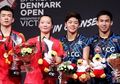 Pemberi Trofi Denmark Open 2018 Lakukan Kesalahan, Pebulu Tangkis China Sampai Ngakak di Podium