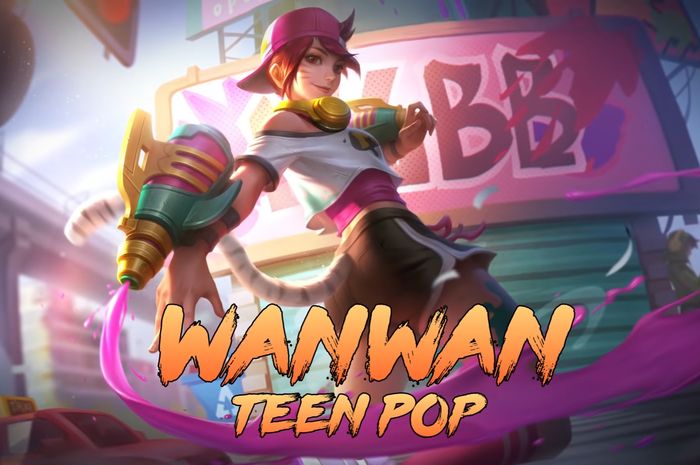 photo Wanwan Starlight Skin Wallpaper Hd wanwan teen pop skin mobile legends