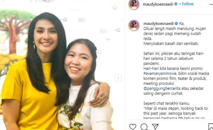 Maudy dan sahabatnya