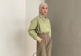 5 Outfit Ngantor Hijab Modis dan Enggak Terlalu Formal. Tiru Yuk!
