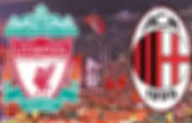 Ilustrasi Liverpool vs AC Milan