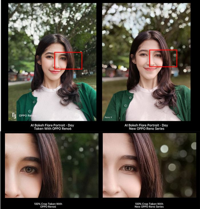Sensor IMX 709 yang lebih detail mengambil selfie