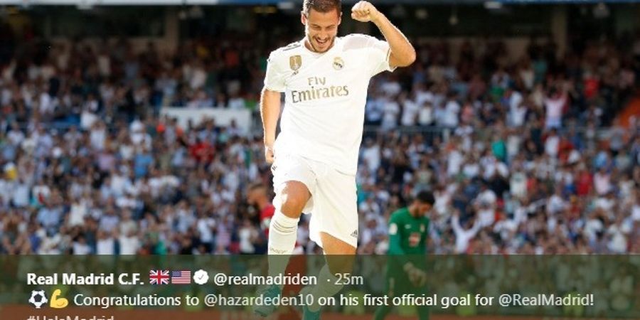 VIDEO - Hazard Tak Egois, Real Madrid Menang Perdana di Liga Champions