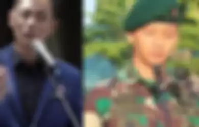 Ketua Umum Partai Demokrat AHY dan sepupunya, Letkol Danang yang masih aktif di militer. 
