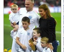 Sempat Diterpa Kasus Perselingkuhan, keluarga Wayne Rooney Harmonis di Laga terakhir Bersama Timnas Inggris
