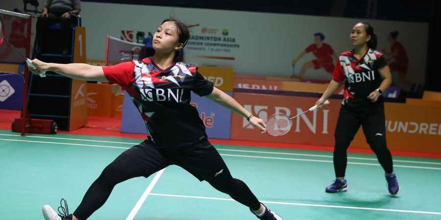 Kejuaraan Asia Junior 2023 - Skor Telak dari Naya/Zahra Sempurnakan Kemenangan Sapu Bersih Indonesia