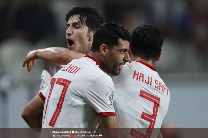 Timnas Iran mengalahkan China untuk lolos ke semifinal Piala Asia 2019.