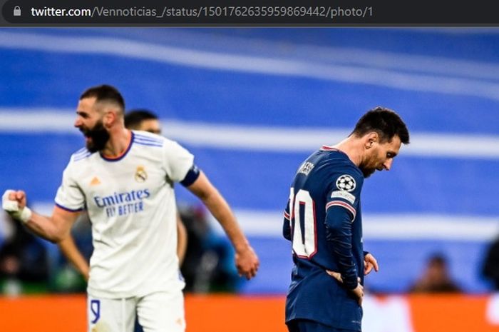 Paris Saint-Germain menelan comeback menyakitkan dari Real Madrid di leg kedua babak 16 besar Liga Champions 2021-2022