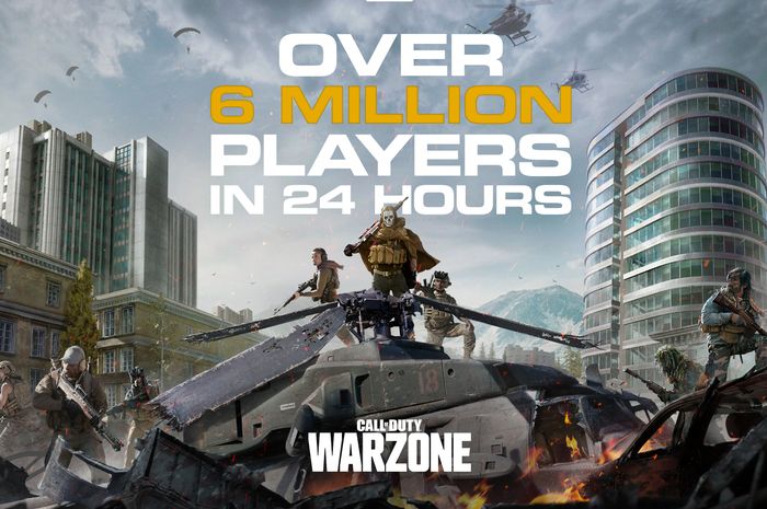 Call of Duty: Warzone has reached 6 million players within 24 hours of its release.