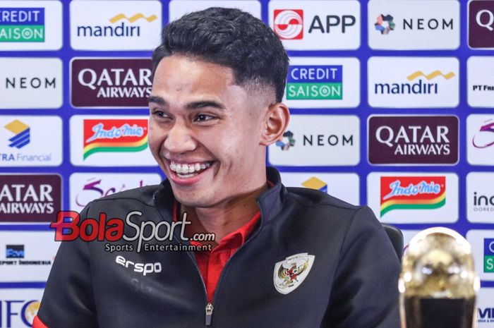 Pemain timnas Indonesia, Marselino Ferdinan.