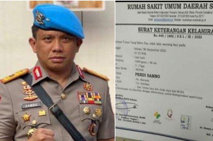 Viral Orang Tua Namai Bayi Laki-lakinya Perdi Sambo, Berharap Sosok Putranya Kelak Ikuti Jejak Ferdy Sambo Jadi Jenderal