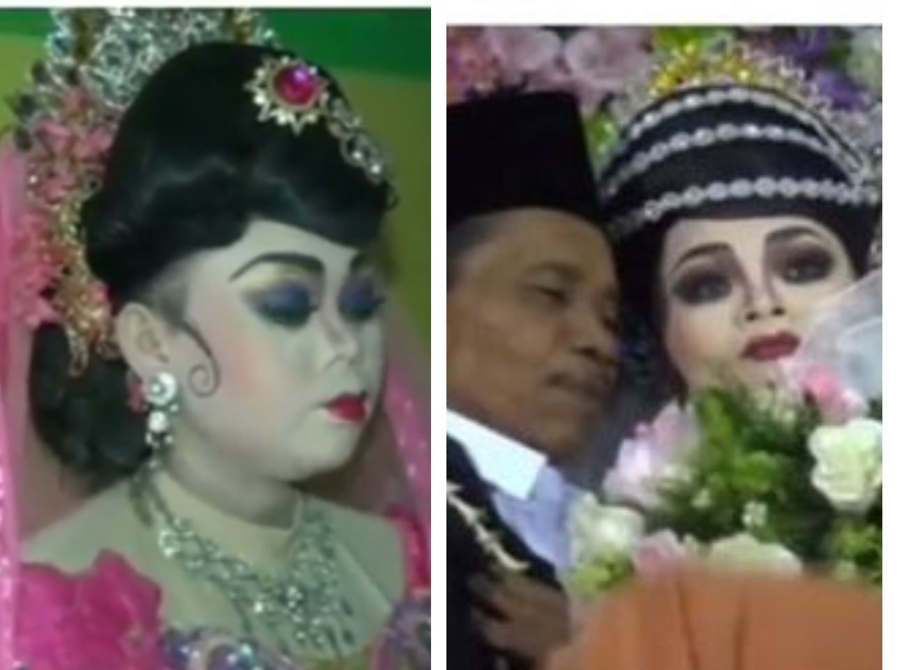 Viral Dandanan Pengantin Wanita Terlihat Aneh Ternyata Sang Perias