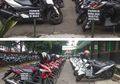 Lagi nih, Nggak Cuma Warna, Parkiran Motor Ini Juga Ditata Berdasarkan Jenis Motor