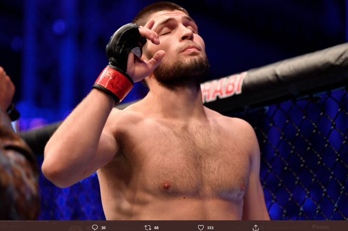 Petarung kelas ringan UFC, Khabib Nurmagomedov.