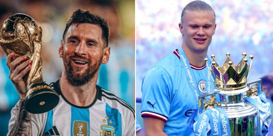 Kalau Erling Haaland Kalah dari Lionel Messi, Ballon d'Or 2023 Bakal Jadi Ajang Penghargaan Memalukan