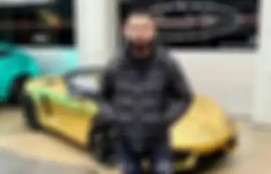 Miliarder Paling Sial di Inggris, Mobil Porche Bercat Emas Dirusak Sedang Mobil Lamborghini Terbakar Hanya Sejam Setelah Dibeli