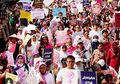 Deretan Selebriti yang Turut Berikan Tuntutan Suara dalam Women March 2019, Ada Nadine Alexandra!