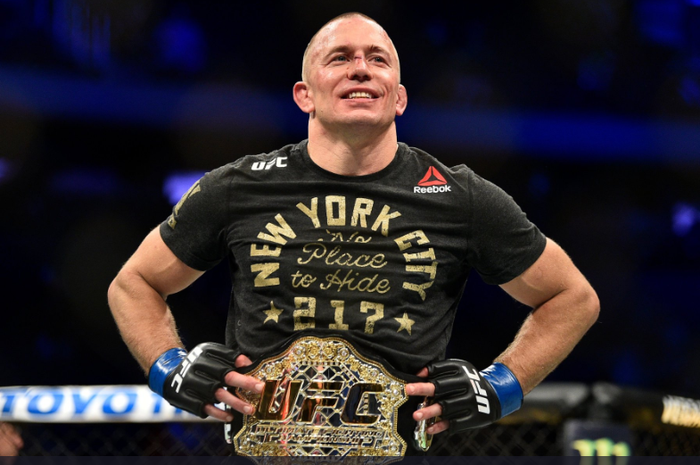 Legenda UFC, Georges St-Pierre (GSP), dinobatkan sebagai Modern Wing of the UFC Hall of Fame. Gelar tersebut dinobatkan pada ajang UFC 249 di VyStar Veterans Memorial, Jacksonville, Florida, Sabtu (9/5/2020) atau Minggu WIB. 